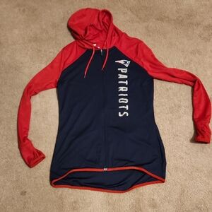 Fanatics Red and Navy Women's Lightweigt Hoodie Jacket